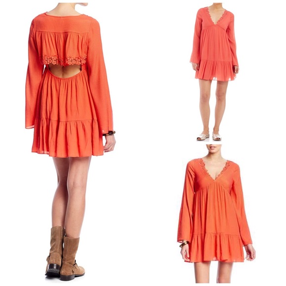 SOLD OUT‼️NWT Free People Bell Slv Trapeze Dress - Picture 2 of 4