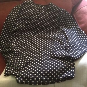 Womens polka dot blouse