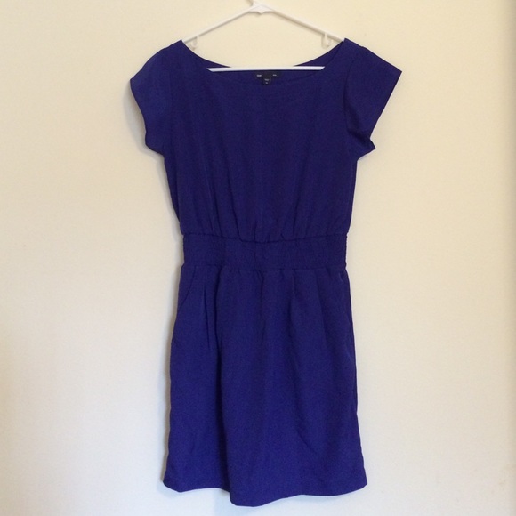 Navy/Royal Blue Boatneck Dress by Gap