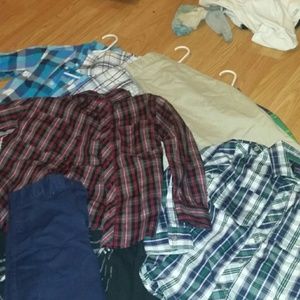Boys clothes nice collar shirts pants Whole bag