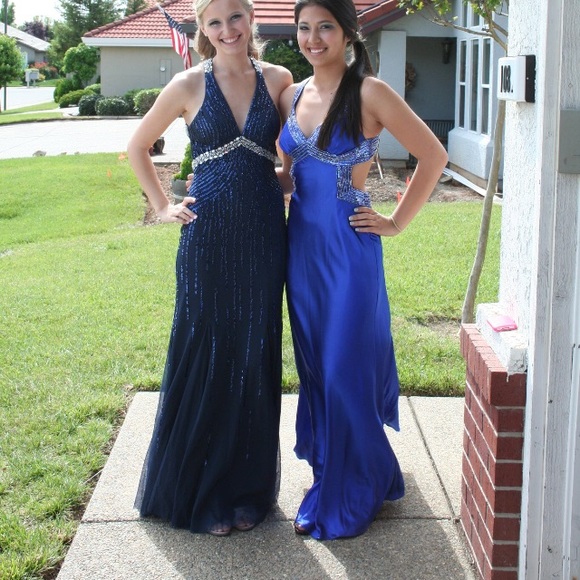 Dress on the left