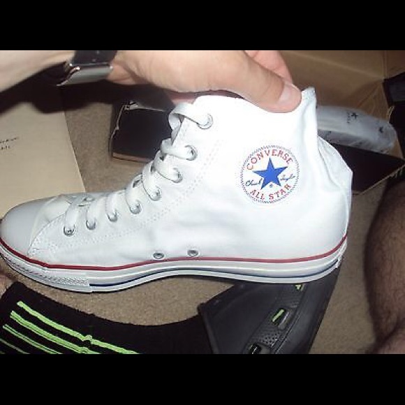 white high top all star converse