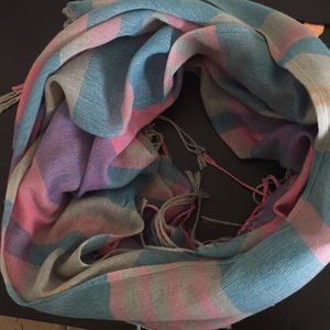 Pastel plaid pashmina scarf, wanna bundle just ask