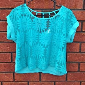 Traded * New blue top