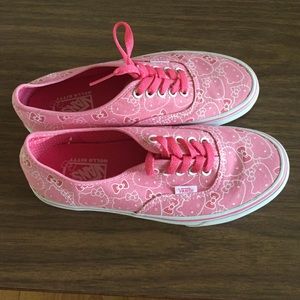 Limited Edition Hello Kitty Vans woman's size 8