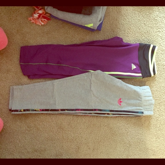 Adidas workout pants.