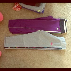 Adidas workout pants.