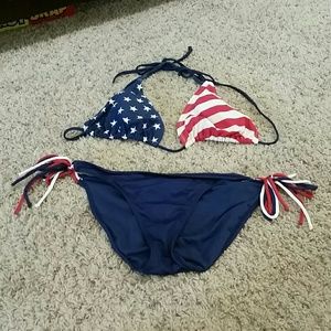 American flag bikini