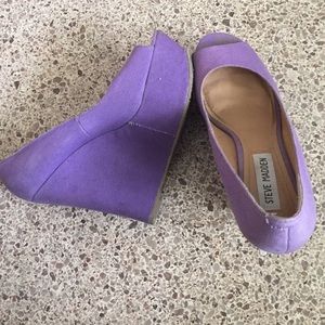 Lavender Steve Madden Wedges