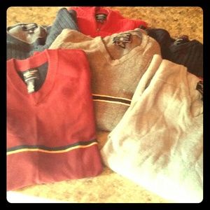 6 American Eagle men's sweaters good condition