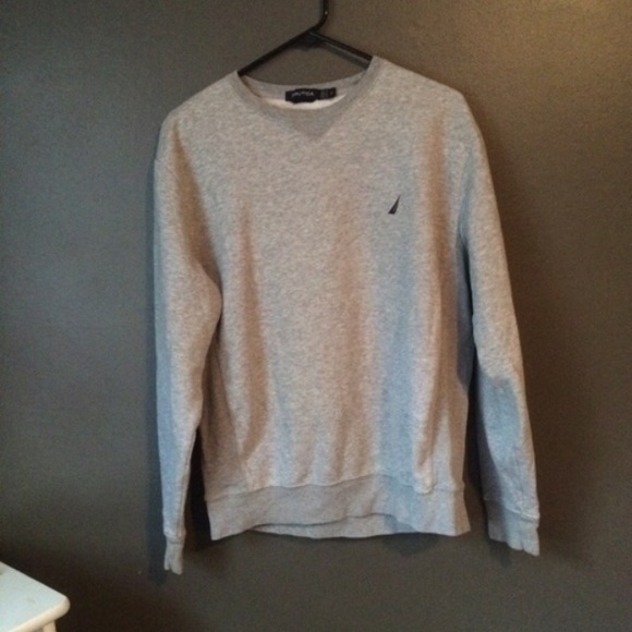 Nautica Grey Pullover Sweatshirt