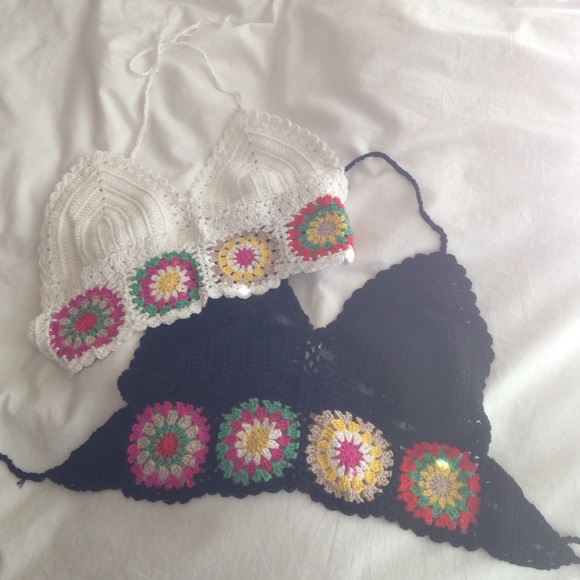 Crochet Brallette Black 🌺