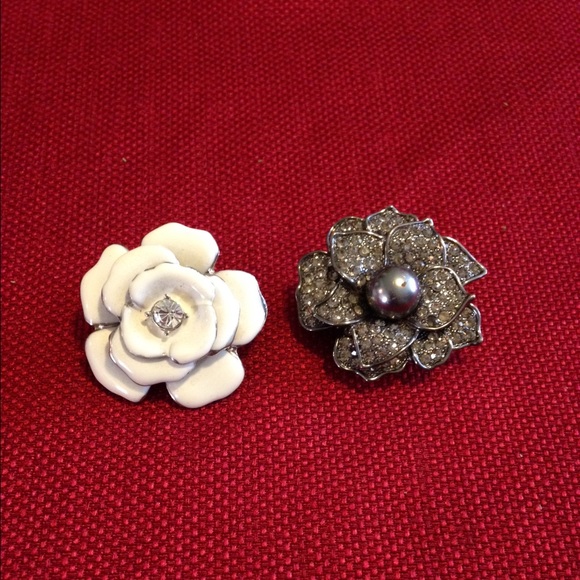 2 sparkle flower rings