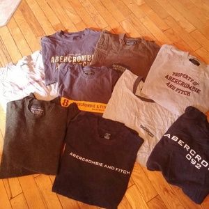 9 Abercrombie &Fitch t shirts,long sleeve,sweater