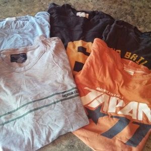 Bundle of American eagle t shirts and long sleeve