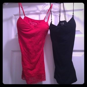 Two for one. Built in bra Camis.