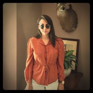 Polka dot top