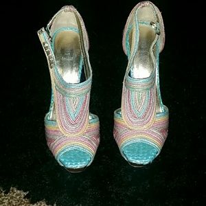 Colorful Baker's heels