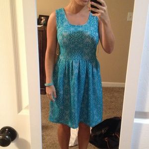 Eyelet dress