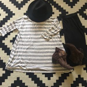 BDG Boatneck Tunic Tee