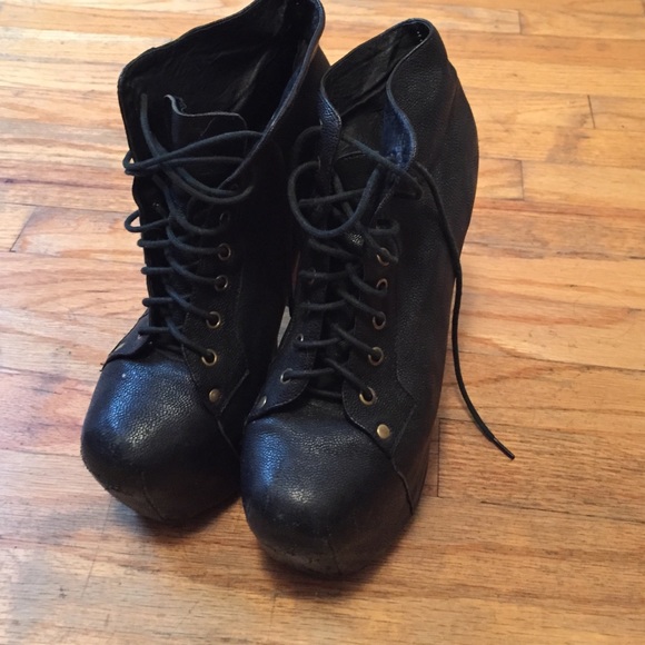 Jeffrey Campbell Shoes - Jeffrey Campbell Leather Litas