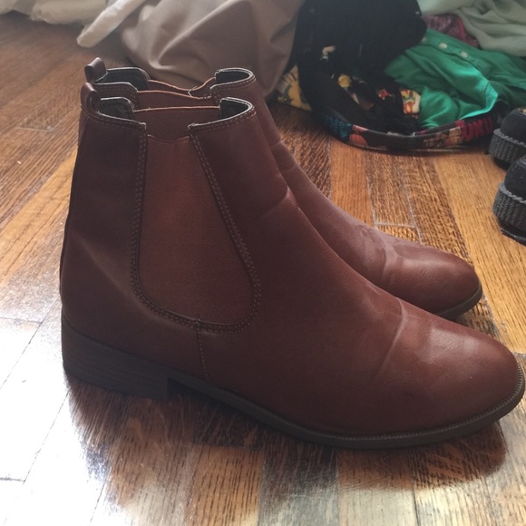 Brown Chelsea Ankle Boots