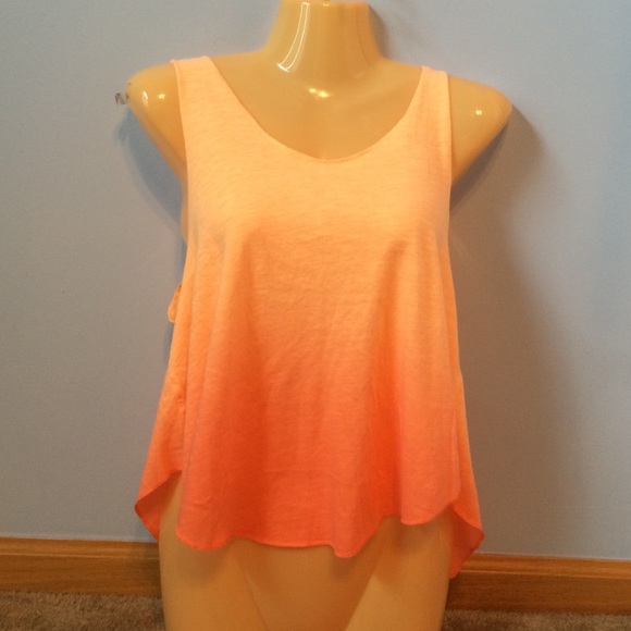 PINK Victoria's Secret Tops - 🎉Last price drop 🎉VS Pink Orange Ombré Crop Tank