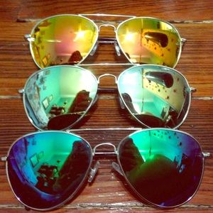 Pack of 3 Aviator Style Sunglasses
