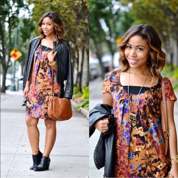 Anthropologie Print Shift Dress