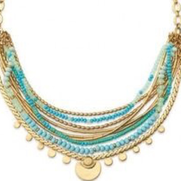 Stella and dot isa disc necklace