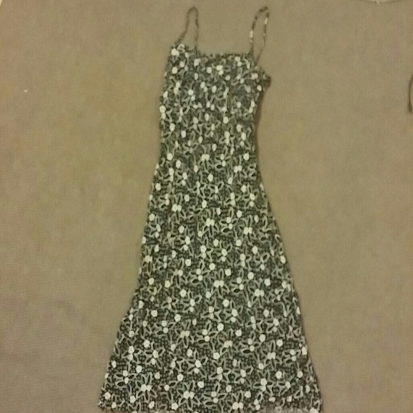 Ann Taylor loft black and white sundress