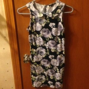 Bodycon floral dress