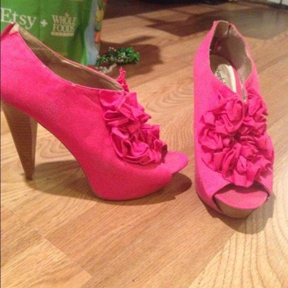 Pink Charolette Russe Heels