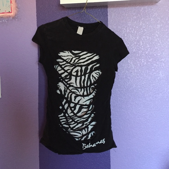 Zebra print tee