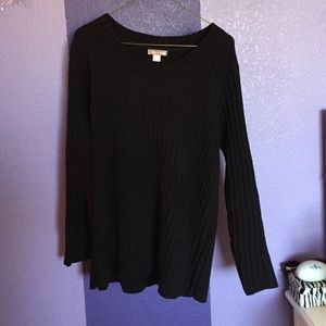 Over sized black sweater