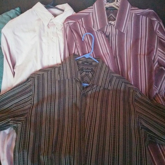 3 men's dress shirts bundle