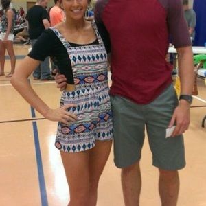 Aztec Overall Romper