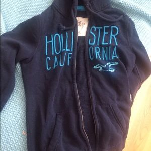 Blue Hollister sweater with sequin