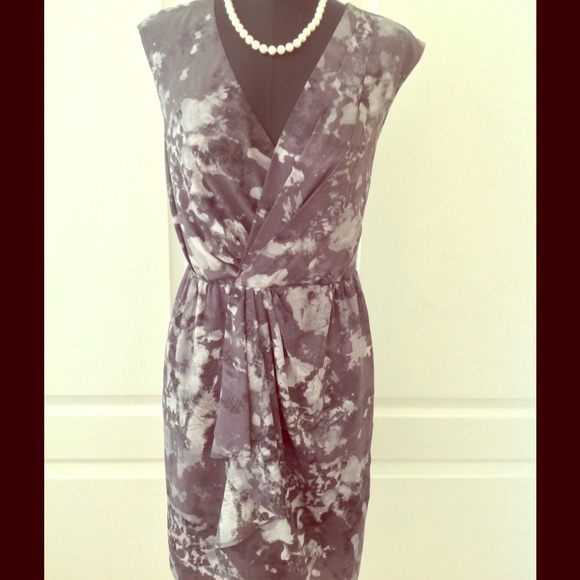 Splashed Grey dress
