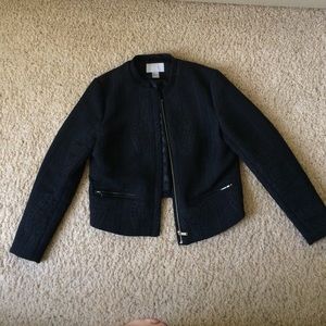 H&M Black Textured Jacket