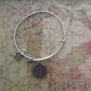 Alex & Ani "J" Initial Bracelet