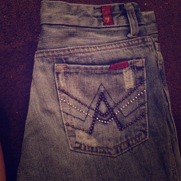 7 for all Mankind Pants - 7 for all mankind A pocket jeans bootcut