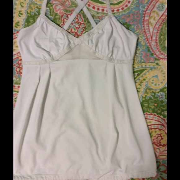Lululemon Tank, White, 6.
