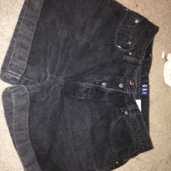 GAP high waisted black vintage shorts