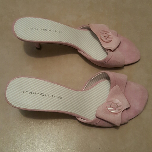 Pink Tommy Hilfiger heels 9