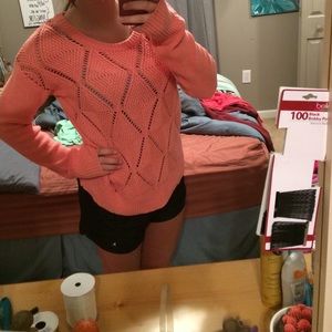 Coral sweater