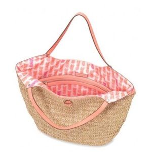 Stella & Dot riviera coral tote