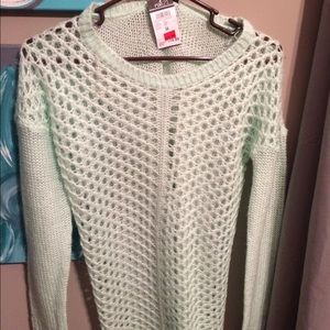 Mint green sweater