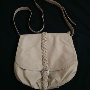F21 Beige Crossbody Purse