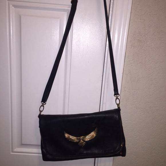 🌹SOLD🌹Black purse with gold eagle